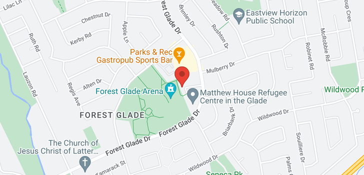 map of 9948 FOREST GLADE COURT